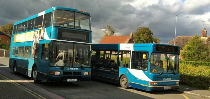 Arriva Shires Volvo Olympian NCME 5157 & Transbus Pointer Dart 3829